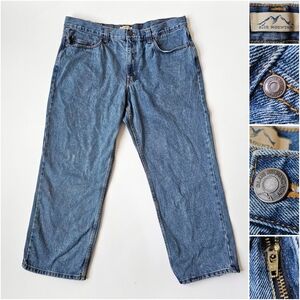 Blue Mountain Men’s Jeans 40x30 Classic Straight Leg 100% Cotton Denim